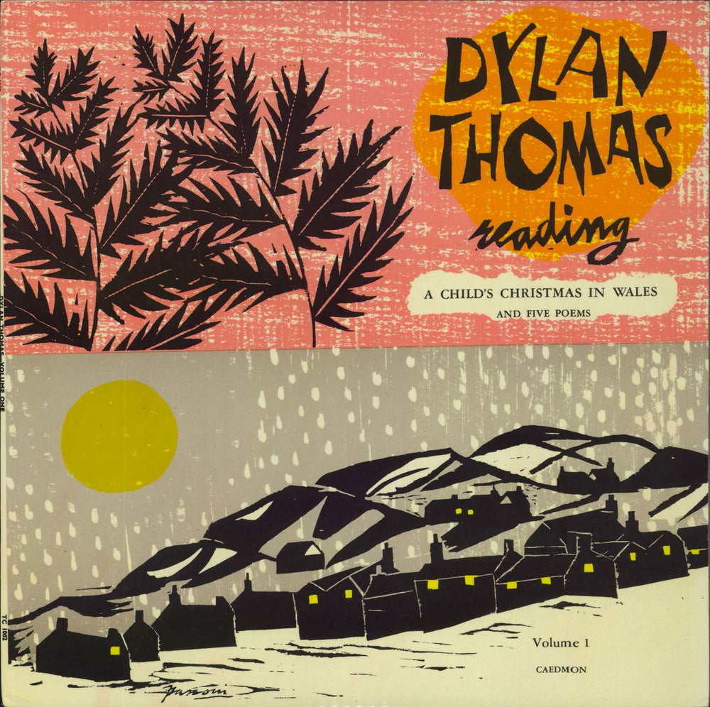 Dylan Thomas Dylan Thomas Reading Volume 1 UK vinyl LP album (LP record) TC1002