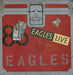 Eagles Eagles Live + Poster UK 2-LP vinyl record set (Double LP Album) K62032