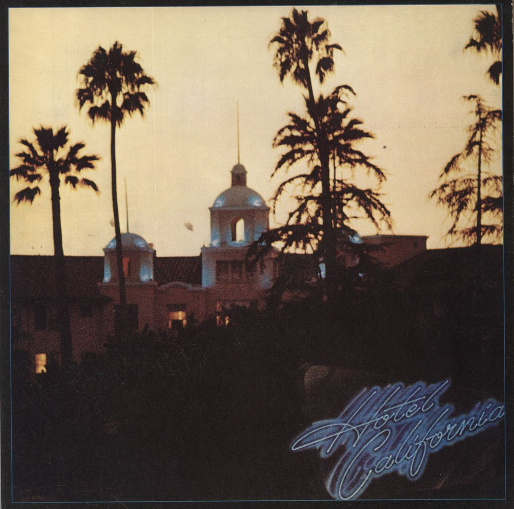 Eagles Hotel California + Poster - VG UK vinyl LP album (LP record) K53051