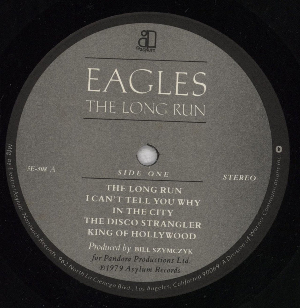 Eagles The Long Run US vinyl LP album (LP record) EAGLPTH845129