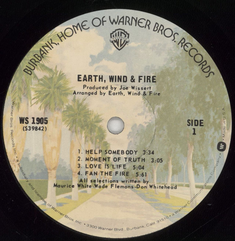 Earth Wind & Fire Earth Wind And Fire US vinyl LP album (LP record) EWFLPEA848641