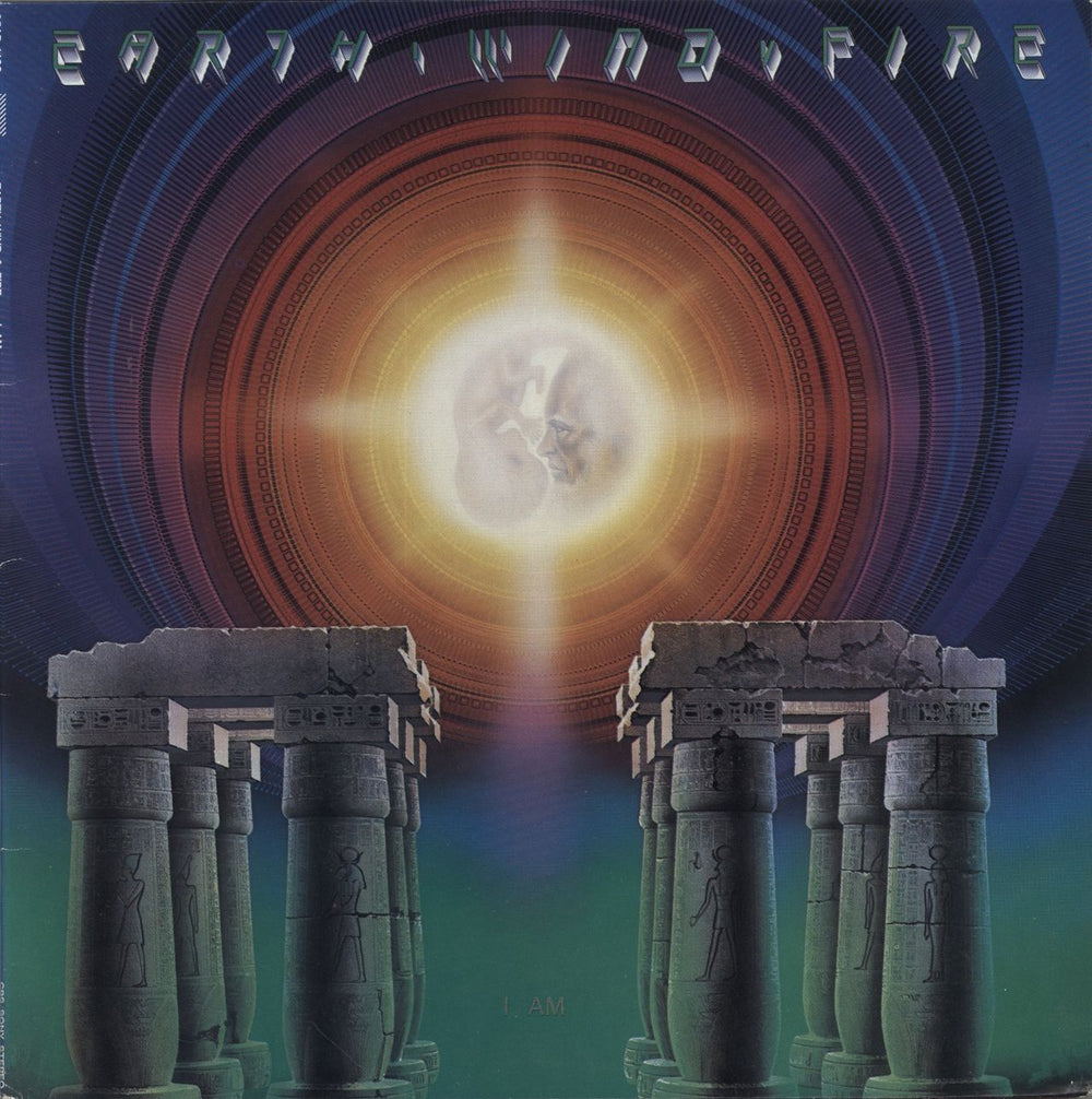 Earth Wind & Fire I Am Japanese Promo vinyl LP album (LP record) 25AP1400