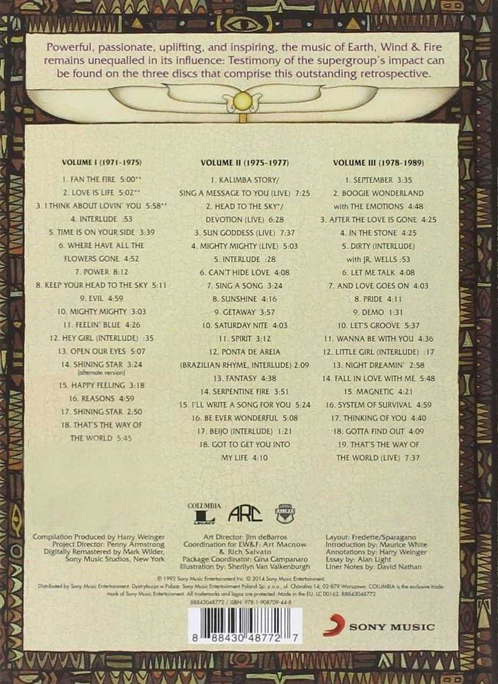 Earth Wind & Fire The Eternal Dance UK 3-CD album set (Triple CD) EWF3CTH855451