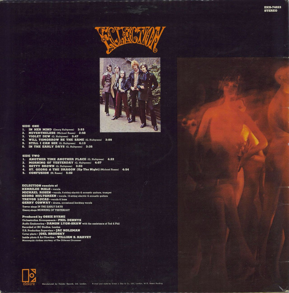 Eclection Eclection - VG UK vinyl LP album (LP record)