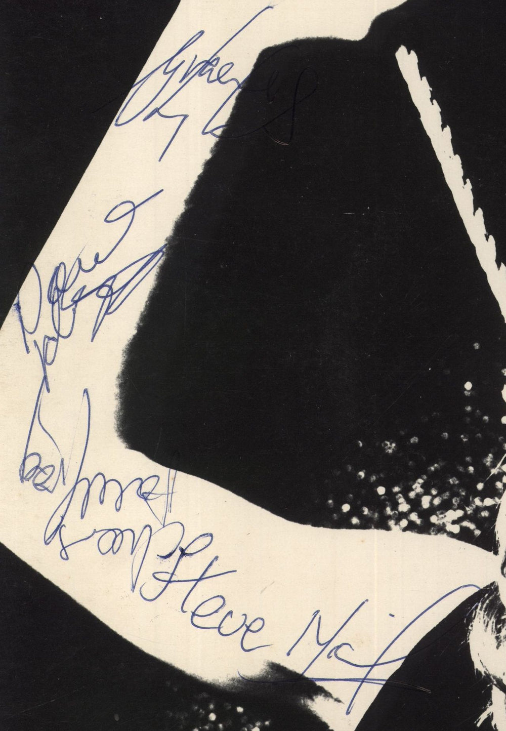 Eddie And The Hot Rods Life On The Line - Fully Autographed UK vinyl LP album (LP record) EHOLPLI858307