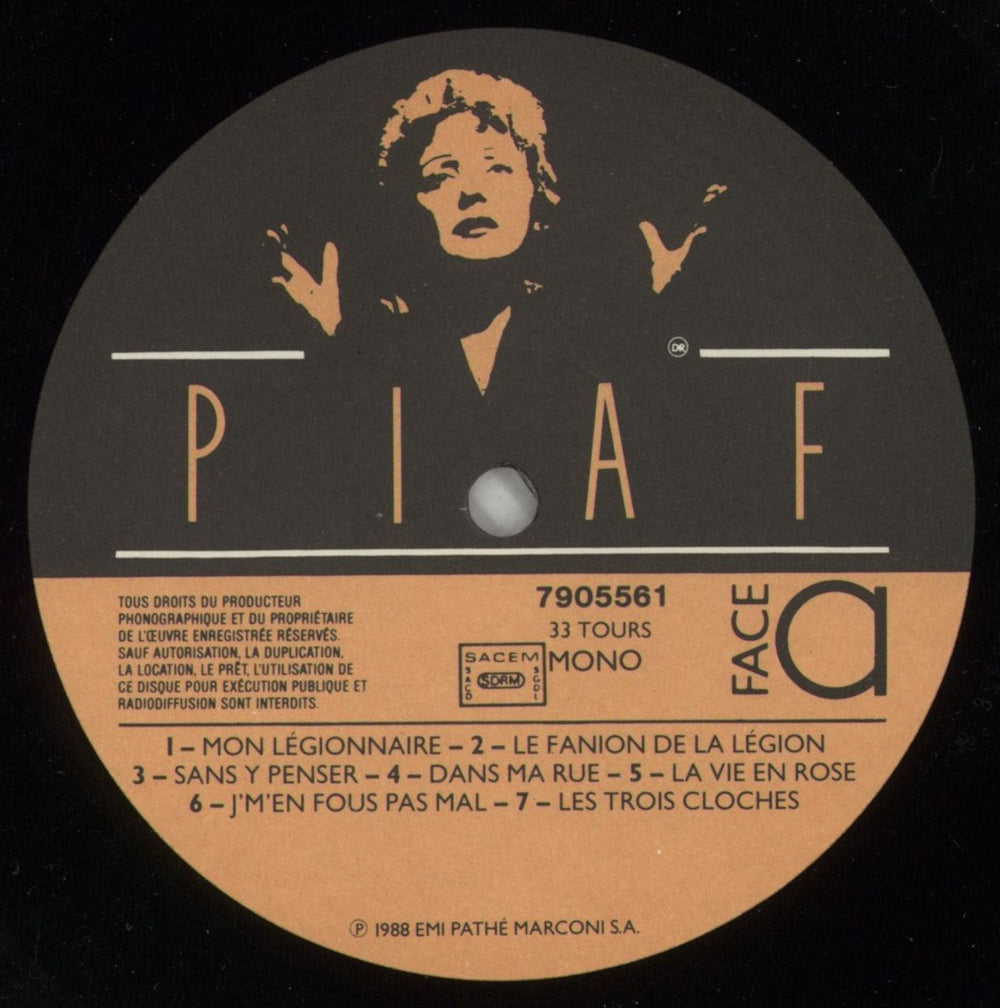 Edith Piaf 25e Anniversaire French 2-LP vinyl record set (Double LP Album) EPF2LEA588462
