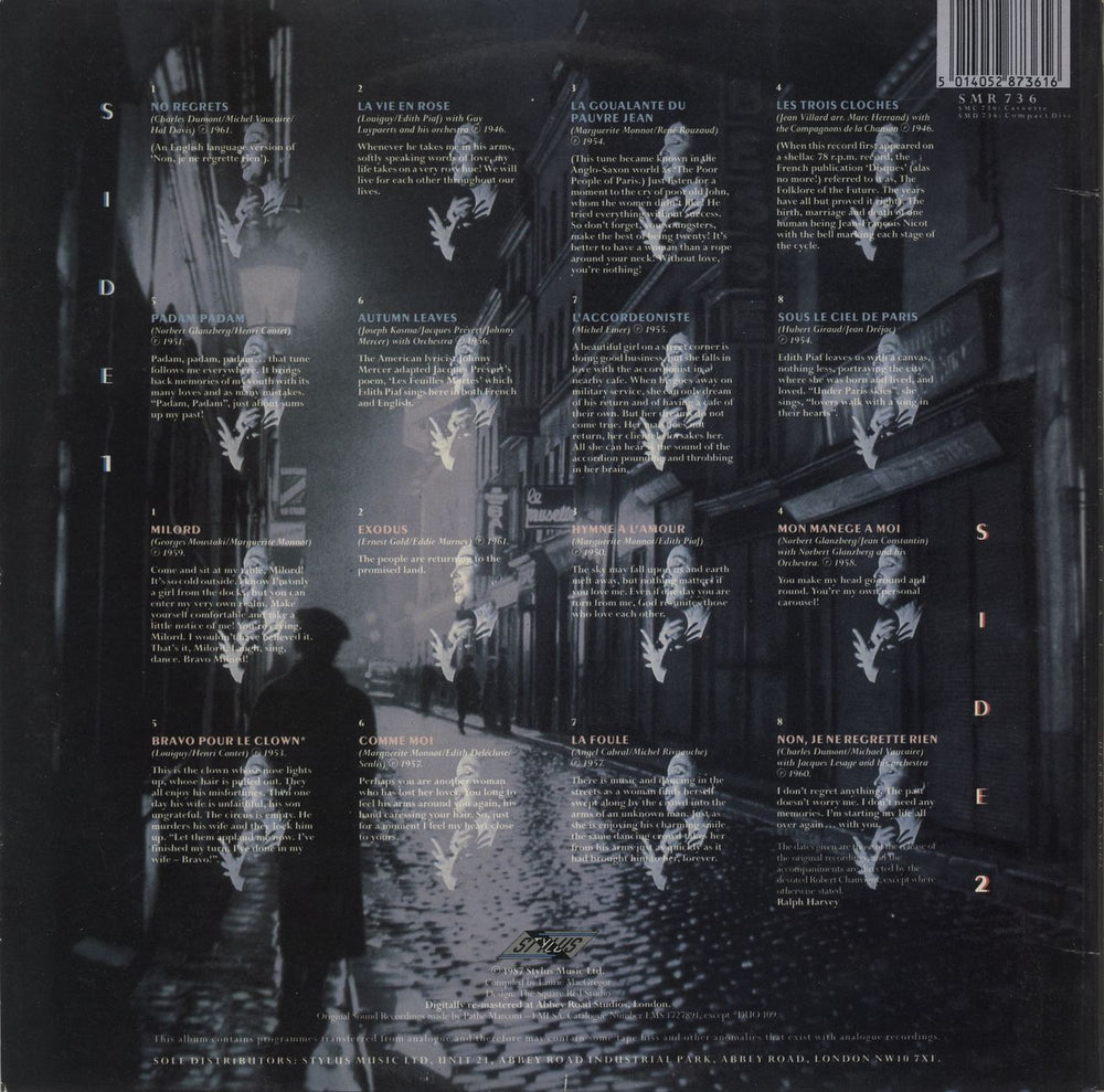 Edith Piaf Heart And Soul UK vinyl LP album (LP record) 5014052873616