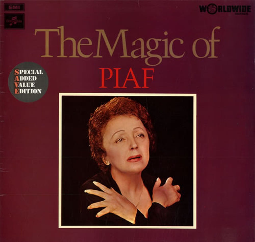 Edith Piaf The Magic of Piaf UK vinyl LP album (LP record) SCX6401