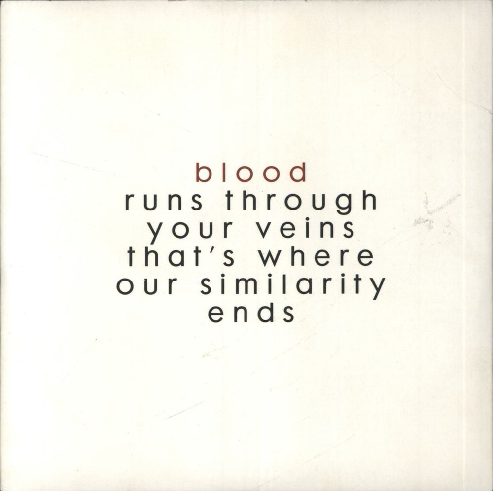 Editors Blood UK Promo CD single (CD5 / 5") SKCD87P