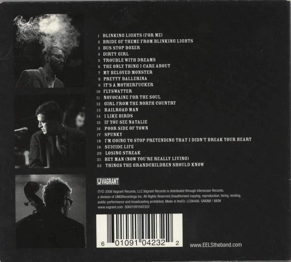 Eels With Strings - Live At Town Hall UK CD album (CDLP) 601091042322