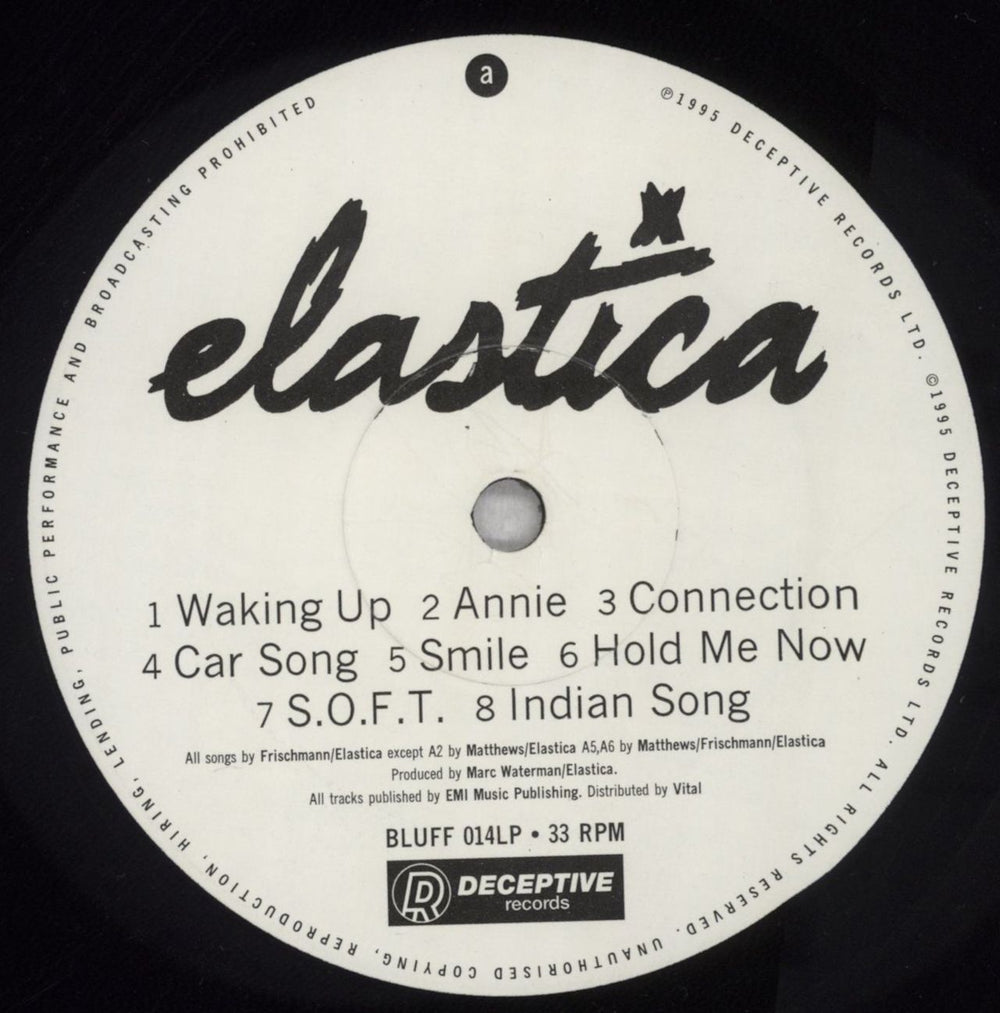 Elastica Elastica + Flexi/Booklet - EX UK vinyl LP album (LP record) ELALPEL42869