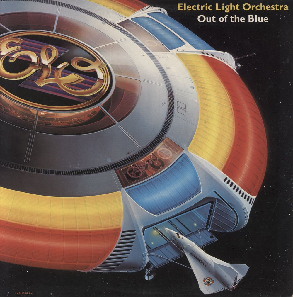 Electric Light Orchestra Out Of The Blue + Poster - EX UK 2-LP vinyl record set (Double LP Album) UAR100