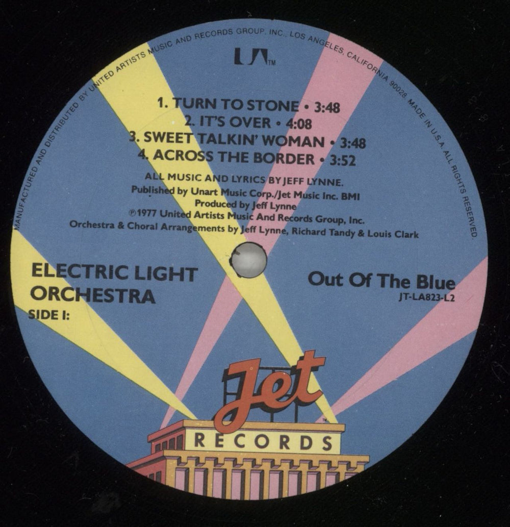 Electric Light Orchestra Out Of The Blue US 2-LP vinyl record set (Double LP Album) ELO2LOU795817