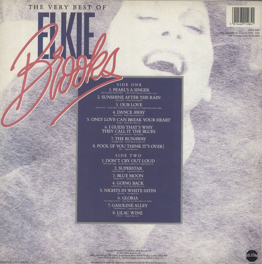 Elkie Brooks The Very Best Of Elkie Brooks UK vinyl LP album (LP record) 5014469112841