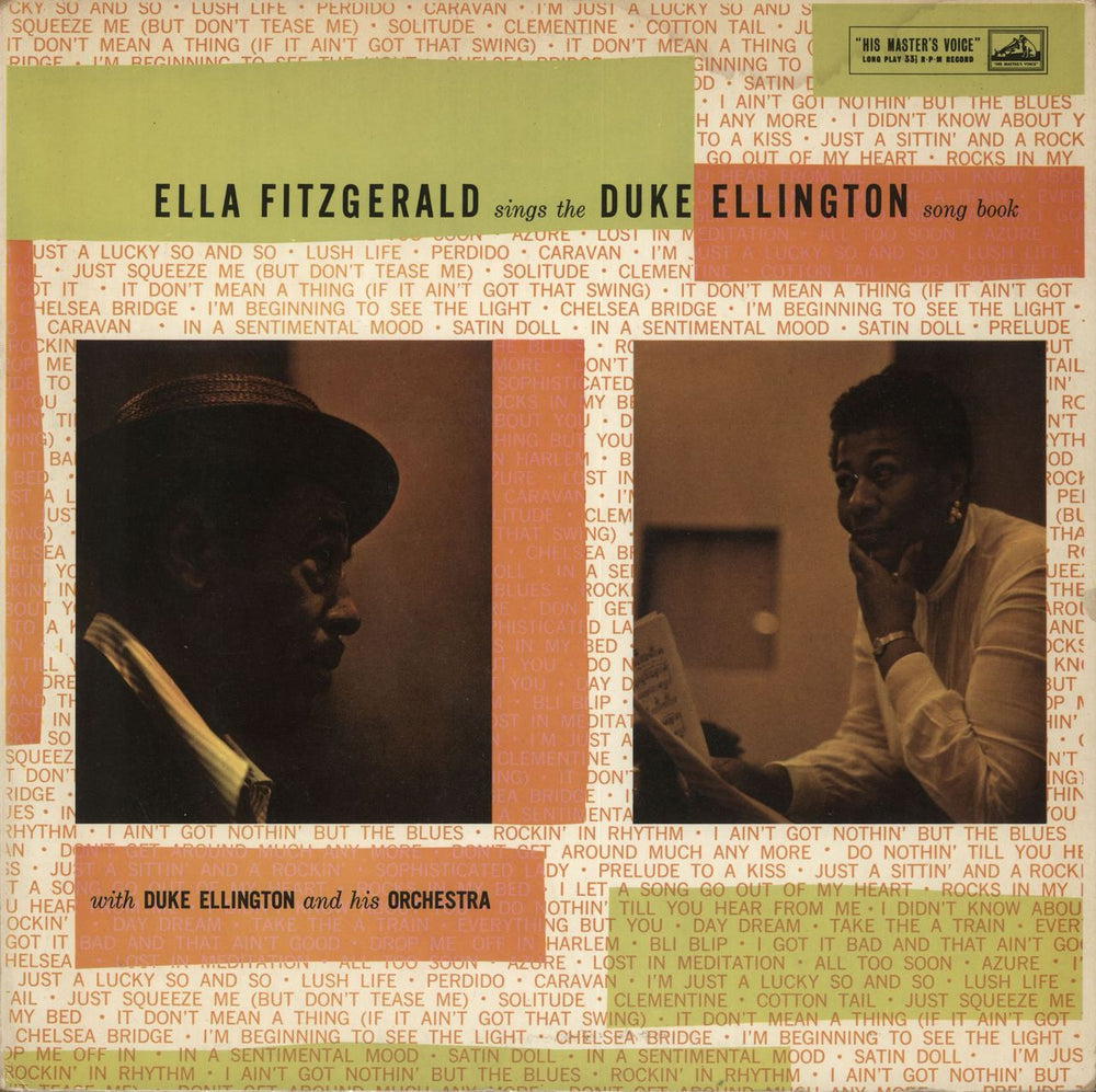 Ella Fitzgerald & Duke Ellington Sings The Duke Ellington Song Book UK 2-LP vinyl record set (Double LP Album) CLP1213-14
