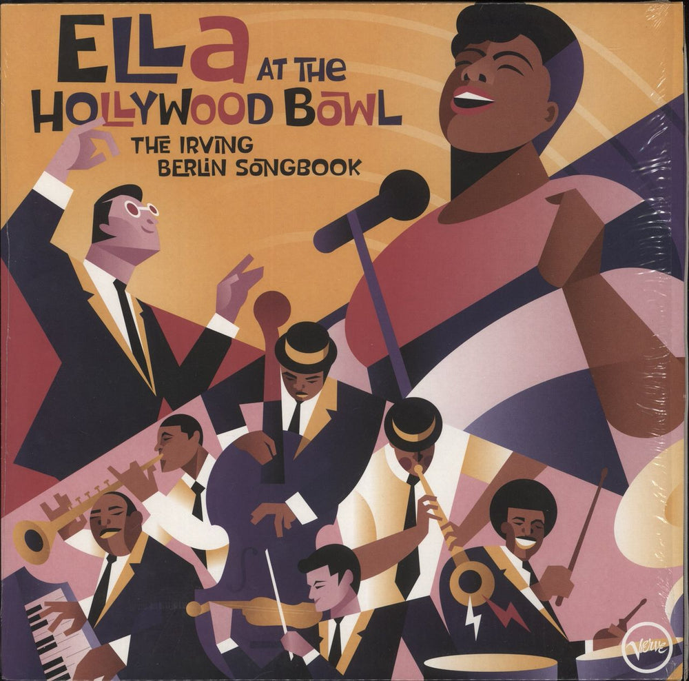 Ella Fitzgerald Ella at the Hollywood Bowl: The Irving Berlin Songbook - Opened shrink US vinyl LP album (LP record) B0035171-01