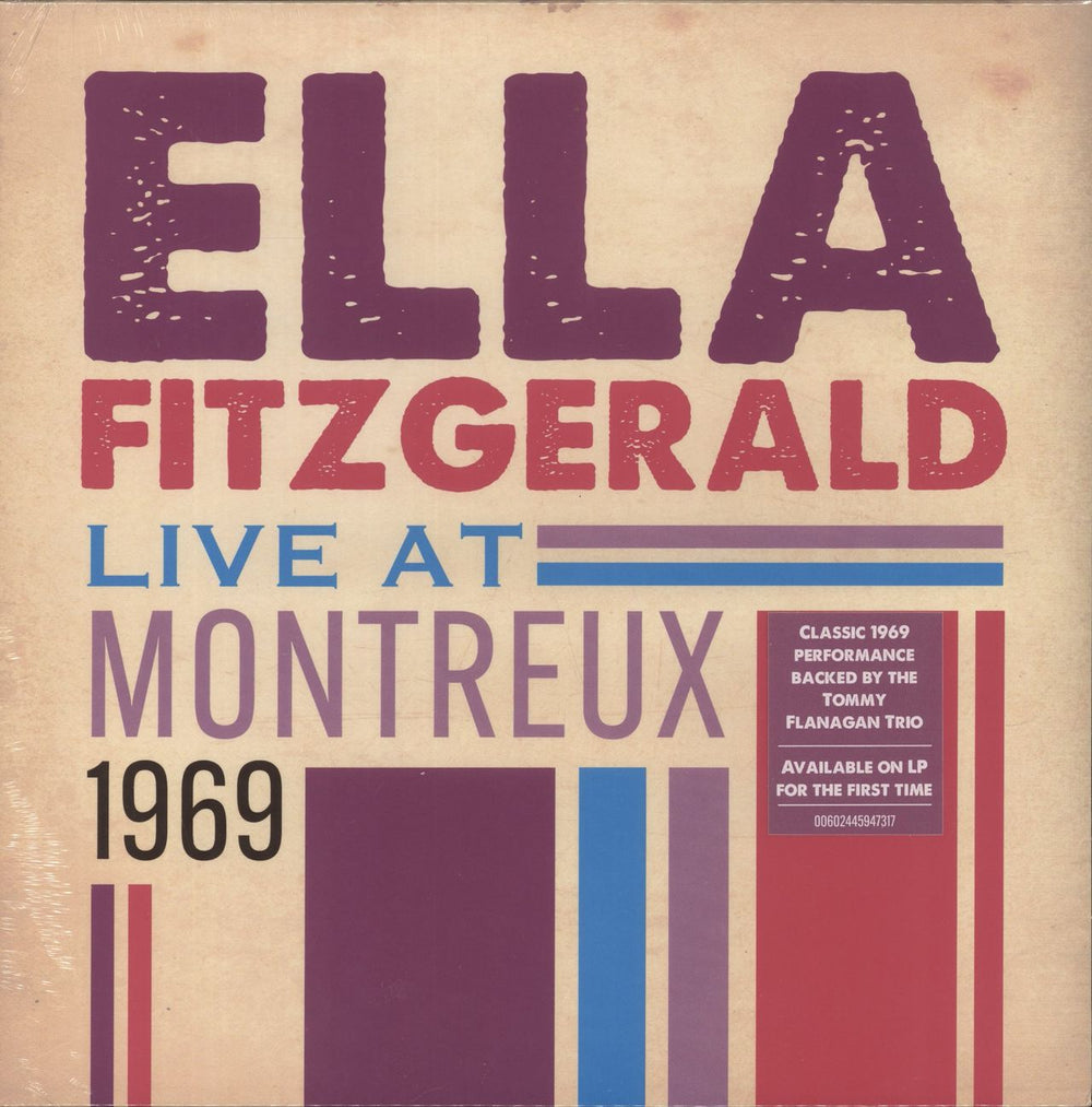 Ella Fitzgerald Live At Montreux 1969 - Sealed UK vinyl LP album (LP record) 0602445947317