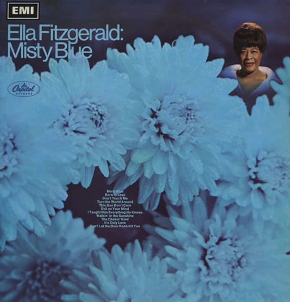 Ella Fitzgerald Misty Blue UK vinyl LP album (LP record) ST2888