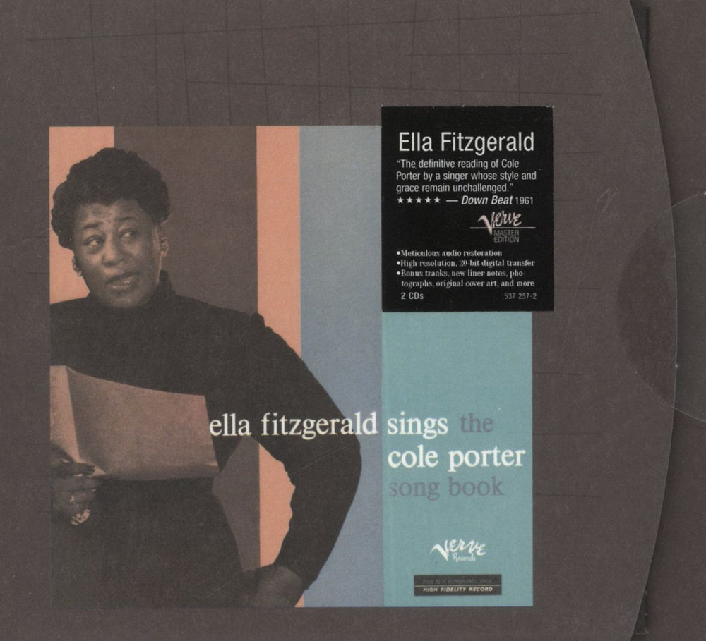 Ella Fitzgerald Sings The Cole Porter Song Book UK 2 CD album set (Double CD) 537257-2