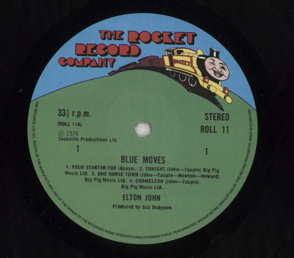 Elton John Blue Moves UK 2-LP vinyl record set (Double LP Album) JOH2LBL236681