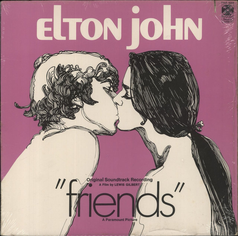 Elton John Friends US vinyl LP album (LP record) PAS6004