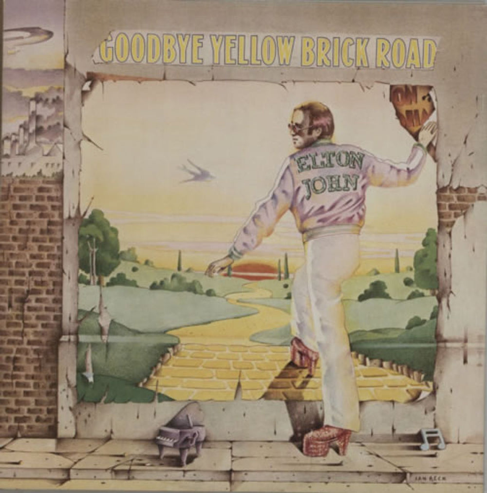 Elton John Goodbye Yellow Brick Road - 180gm Vinyl UK 2-LP vinyl record set (Double LP Album) 375349-5