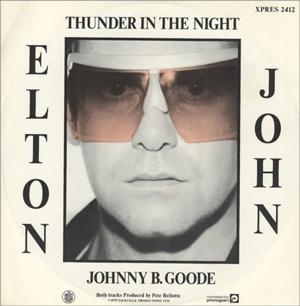 Elton John Johnny B. Goode UK 12" vinyl single (12 inch record / Maxi-single) JOH12JO39345