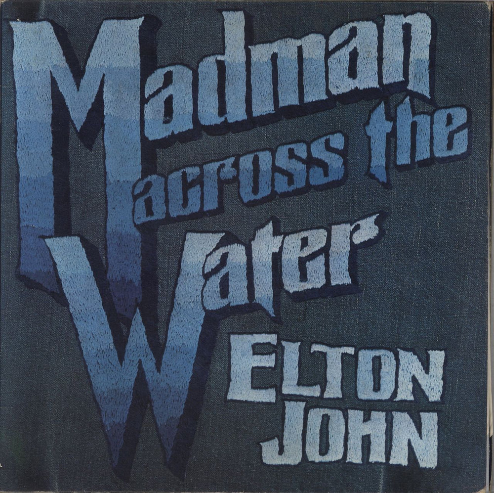 Elton John Madman Across The Water - 1st - Red - VG UK vinyl LP album (LP record) DJLPH420