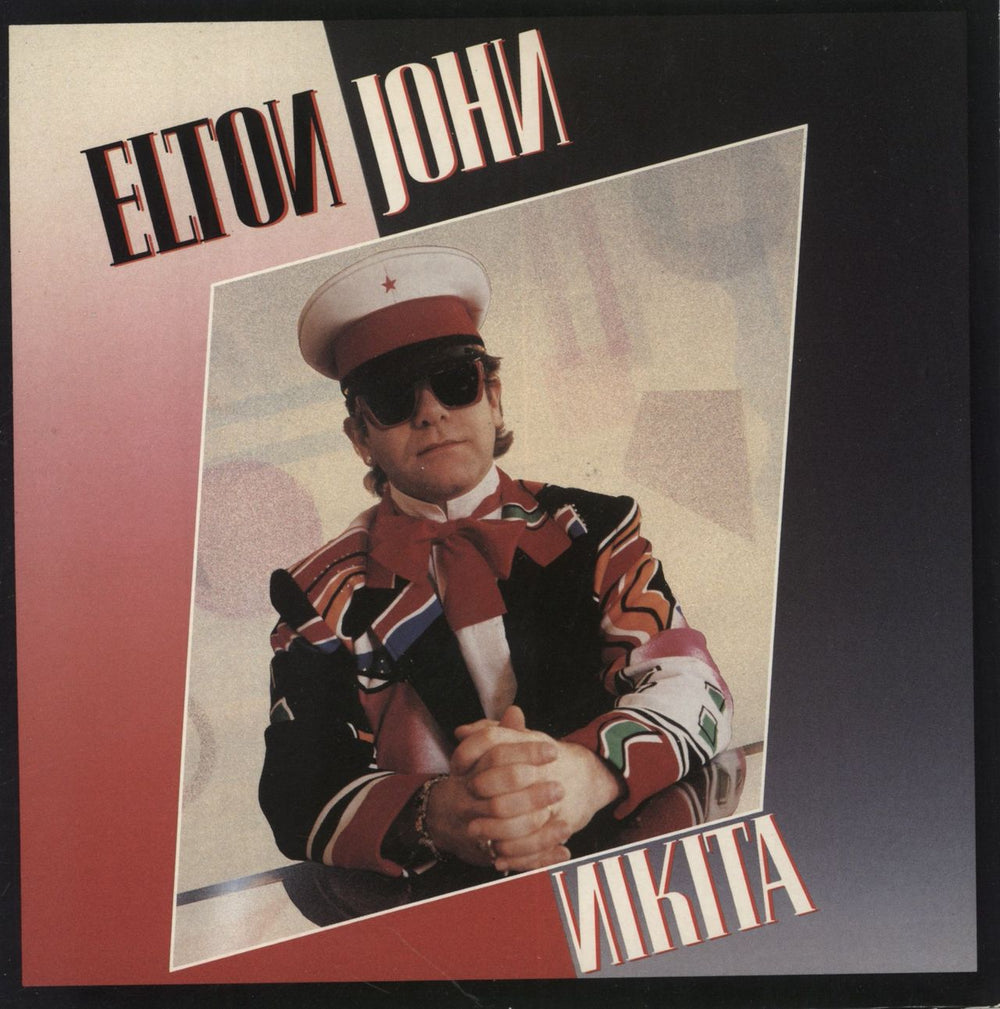 Elton John Nikita - Wide Centre UK 7" vinyl single (7 inch record / 45) EJS9