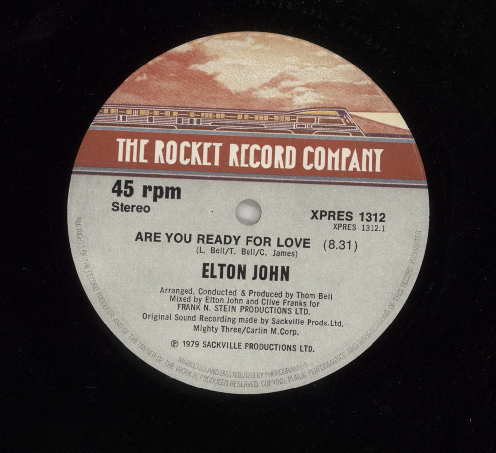 Elton John The Thom Bell Sessions '77 UK 12" vinyl single (12 inch record / Maxi-single) JOH12TH113015