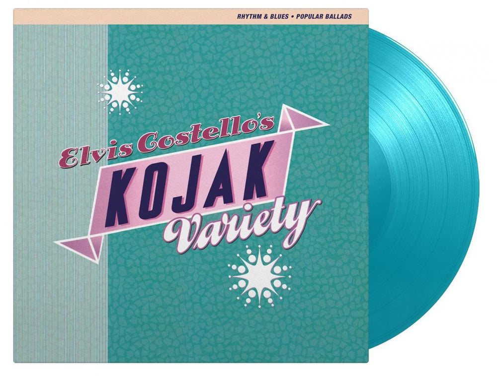 Elvis Costello Kojak Variety - Turquoise Vinyl UK vinyl LP album (LP record) MOVLP1127