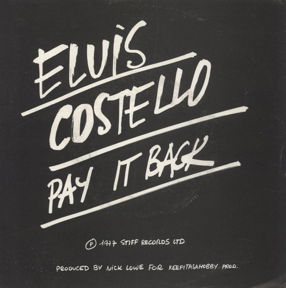 Elvis Costello Mystery Dance - Orange Vinyl Belgian 7" vinyl single (7 inch record / 45)