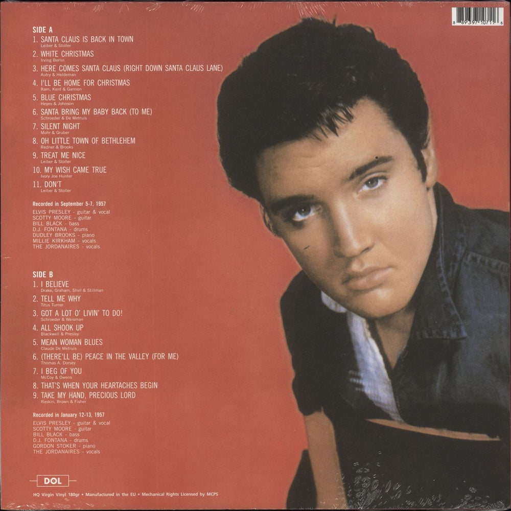 Elvis Presley Elvis' Christmas Album - 180g - Gold Vinyl - Sealed UK vinyl LP album (LP record) 889397107116