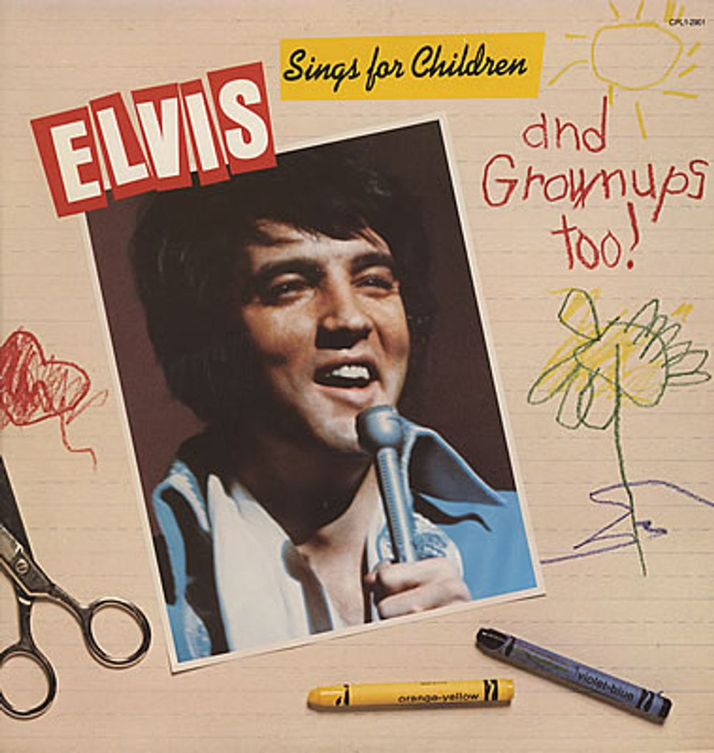 Elvis Presley Elvis Sings For Children And Grownups Too! US vinyl LP album (LP record) CPL1-2901