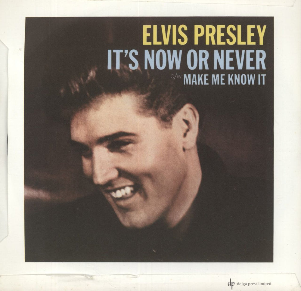 Elvis Presley It's Now Or Never - Wide Canadian 7" vinyl single (7 inch record / 45)