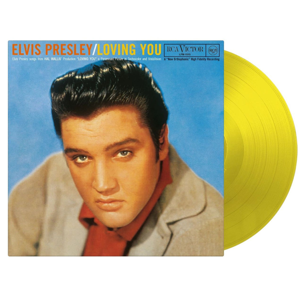 Elvis Presley Loving You - Translucent Yellow Vinyl 180 Gram - Numbered Edition UK vinyl LP album (LP record) MOVLP348