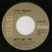 Elvis Presley She's Not You - Wide Canadian 7" vinyl single (7 inch record / 45) ELV07SH44356