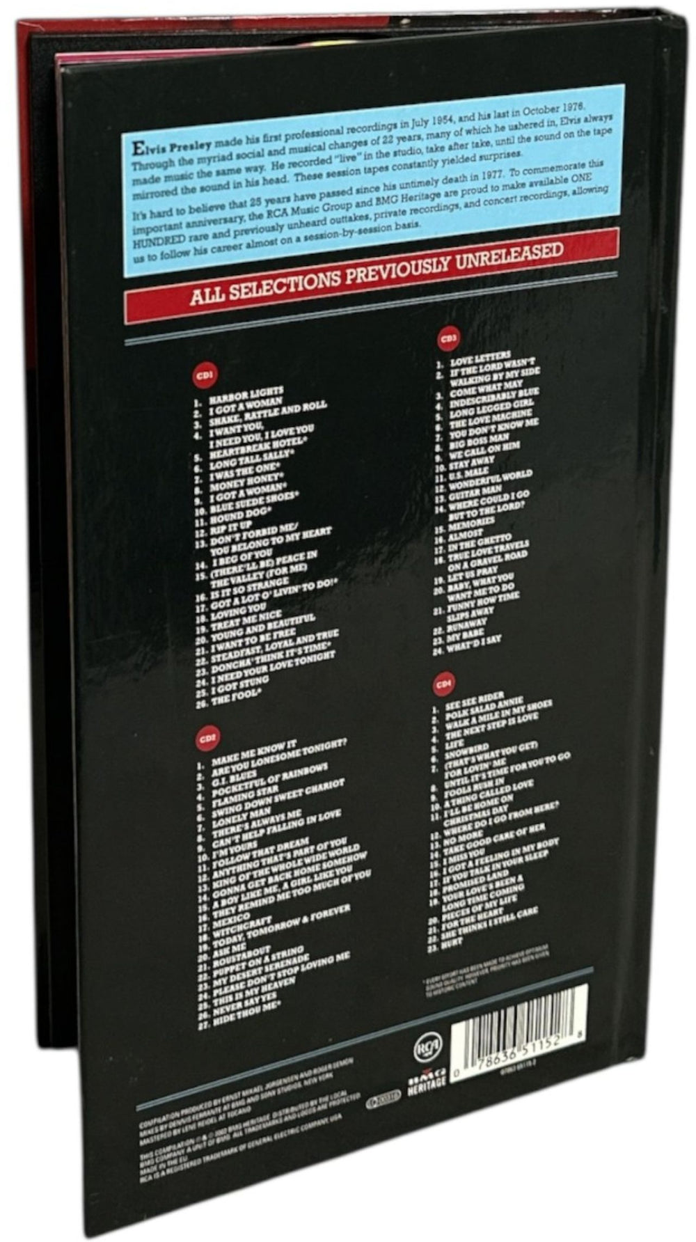 Elvis Presley Today, Tomorrow & Forever UK 4-CD album set 078636511528