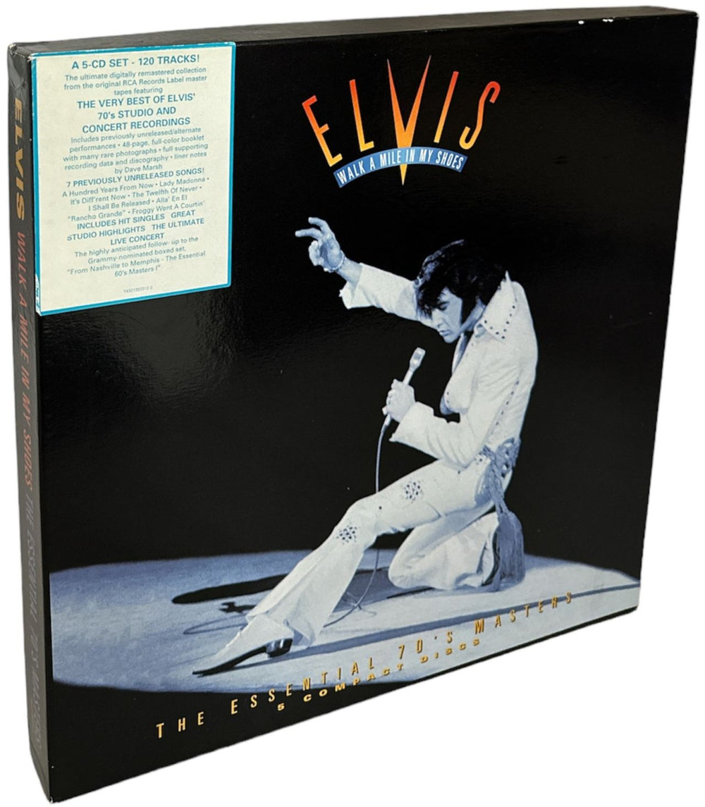 Elvis Presley Walk A Mile In My Shoes - EX UK CD Album Box Set 74321303312-2