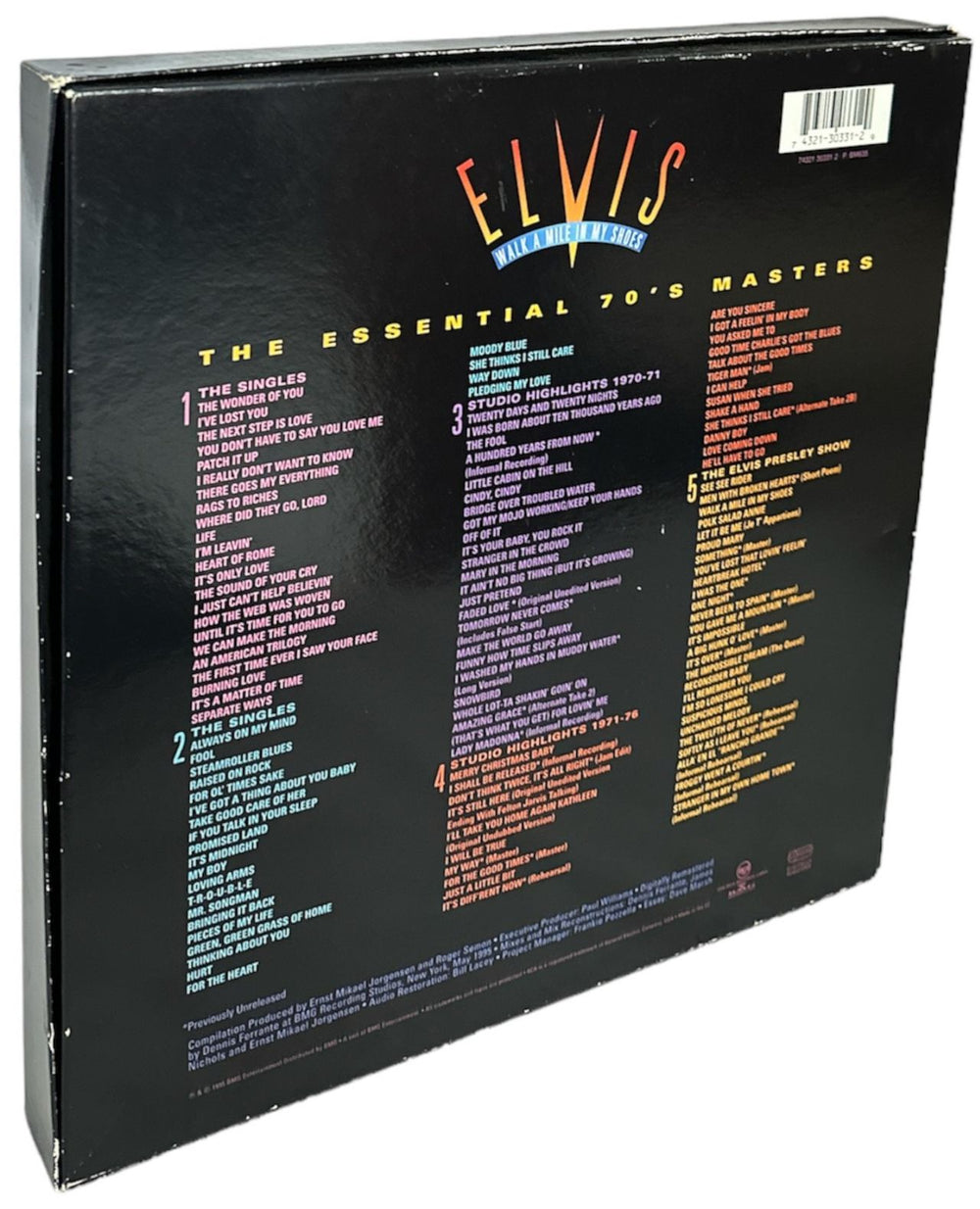 Elvis Presley Walk A Mile In My Shoes - EX UK CD Album Box Set 743213033129