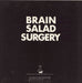 Emerson Lake & Palmer Brain Salad Surgery - 1st - US Vinyl - VG UK vinyl LP album (LP record)