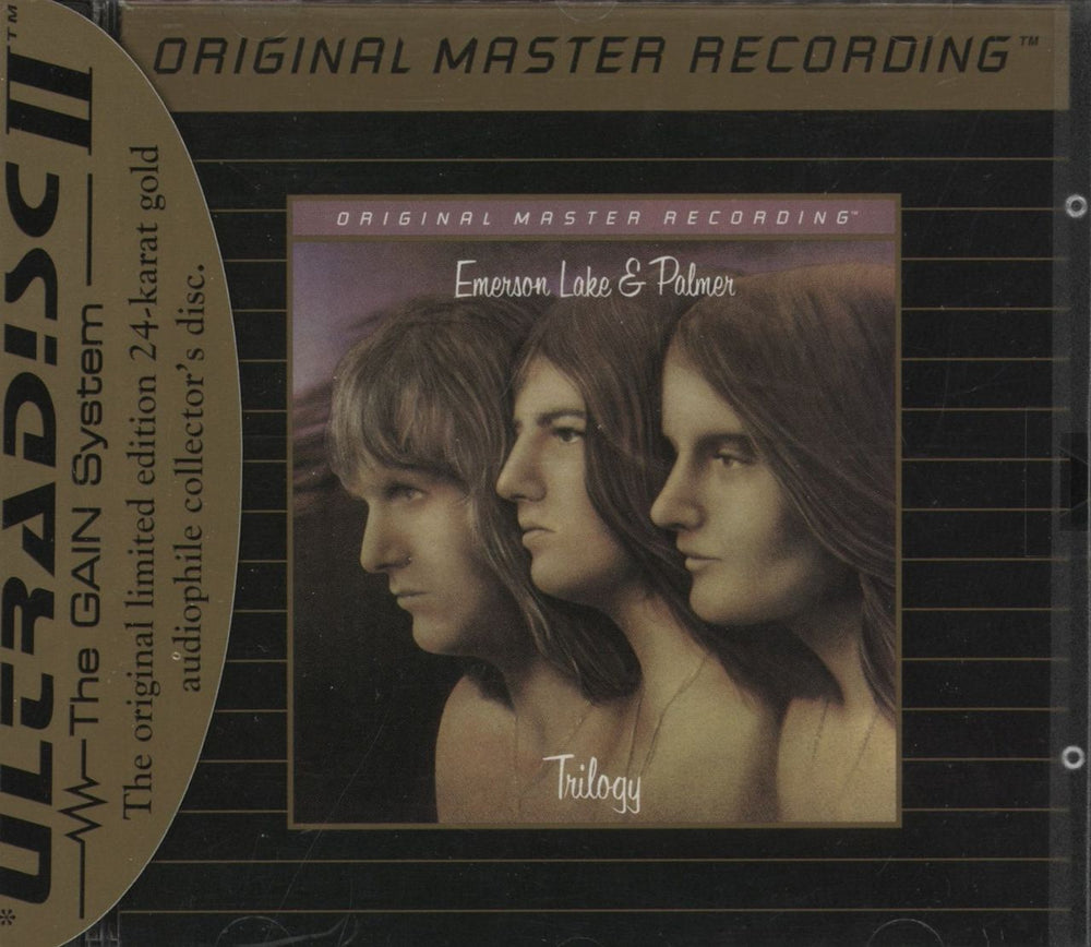 Emerson Lake & Palmer Trilogy - 24 Karat Gold US CD album (CDLP) UDCD621
