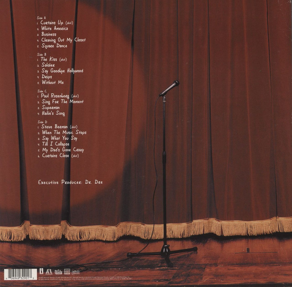 Eminem The Eminem Show UK 2-LP vinyl record set (Double LP Album) 606949329013