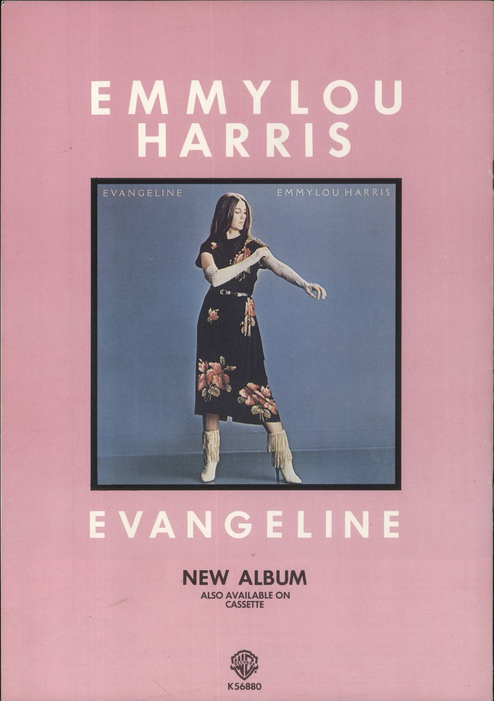 Emmylou Harris Evangeline UK tour programme