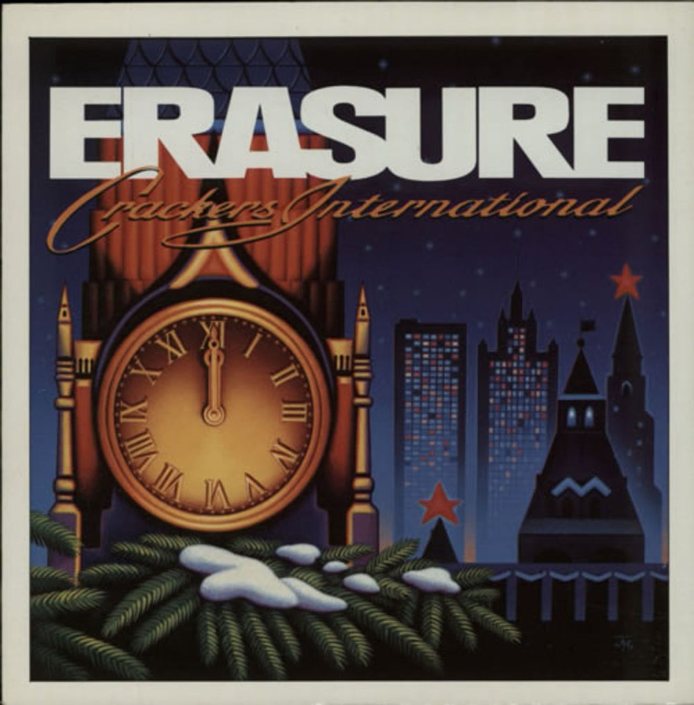 Erasure Crackers International UK 7" vinyl single (7 inch record / 45) EMUTE93