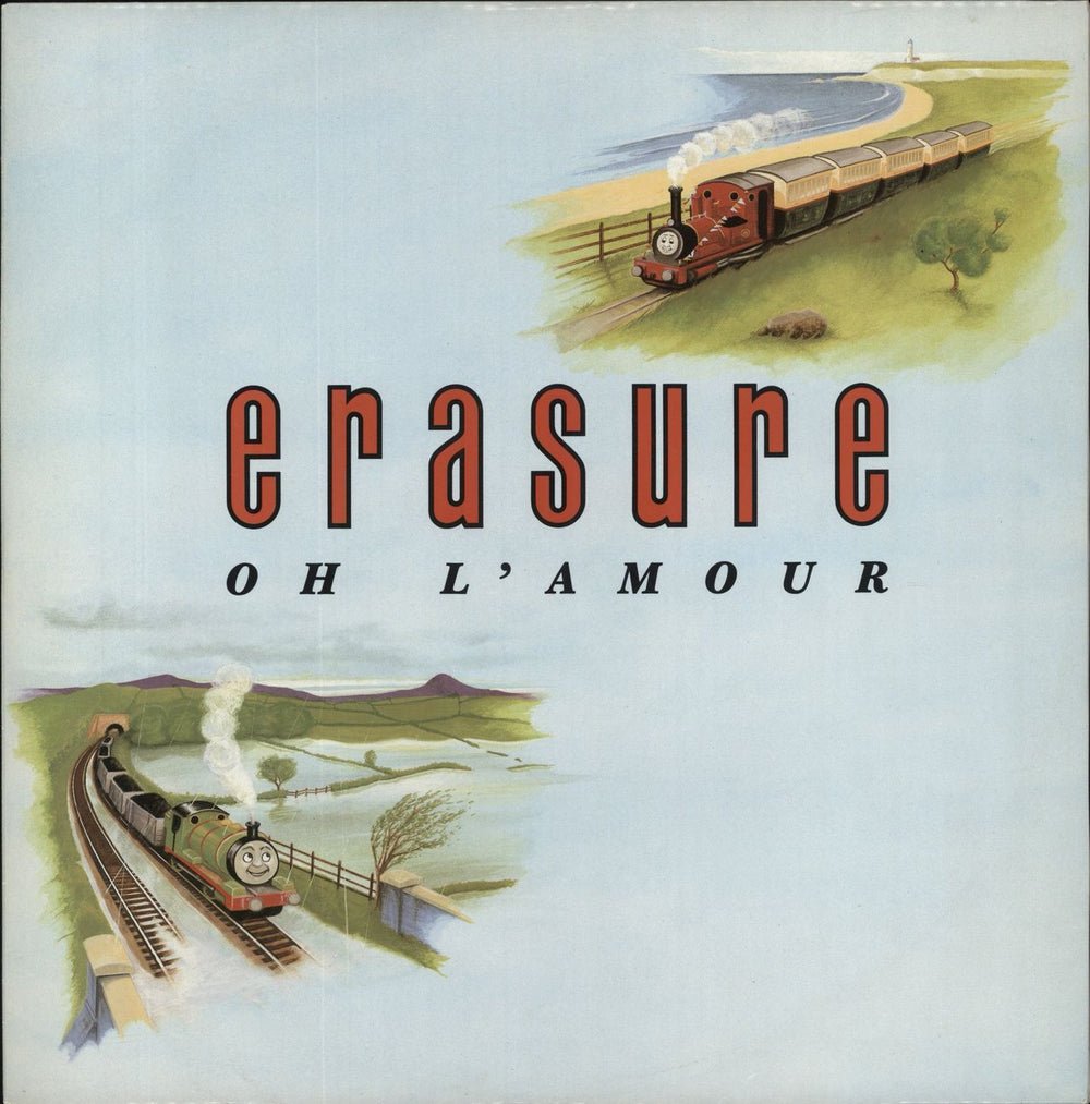 Erasure Oh L'amour UK 12" vinyl single (12 inch record / Maxi-single) 12MUTE45