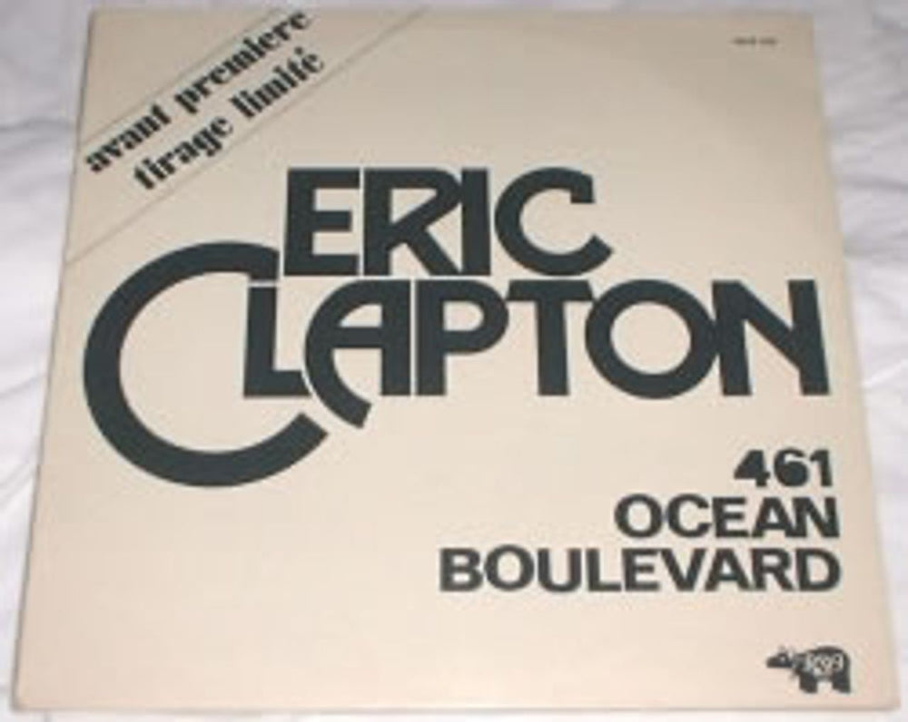 Eric Clapton 461 Ocean Boulevard French Promo vinyl LP album (LP record) 2479 138