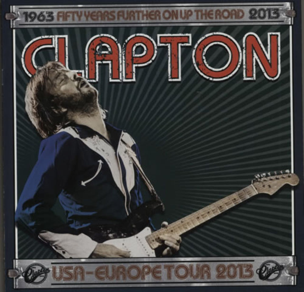 Eric Clapton USA-Europe Tour 2013 UK tour programme TOUR PROGRAMME