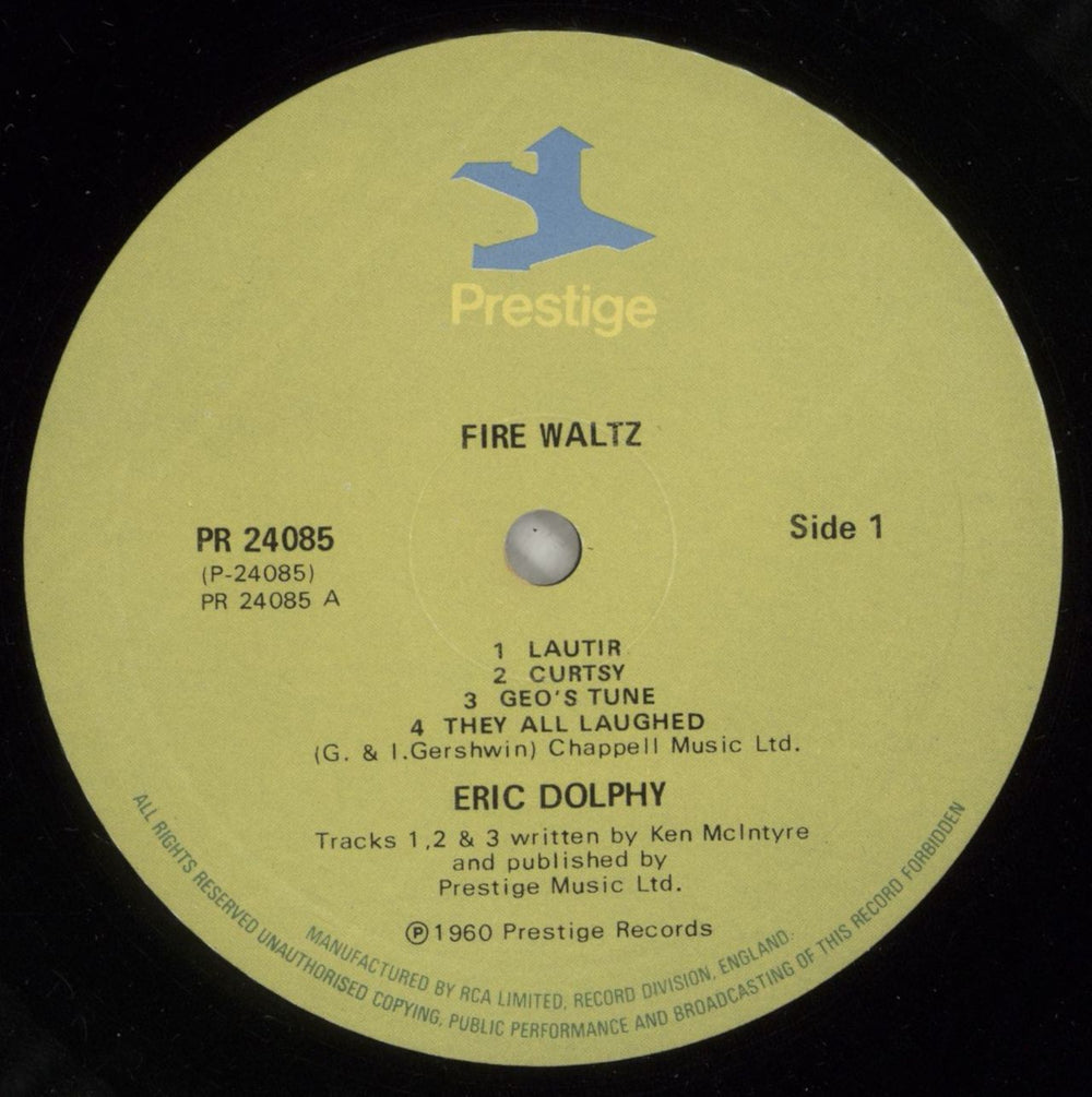 Eric Dolphy Fire Waltz UK 2-LP vinyl record set (Double LP Album) EDP2LFI533020