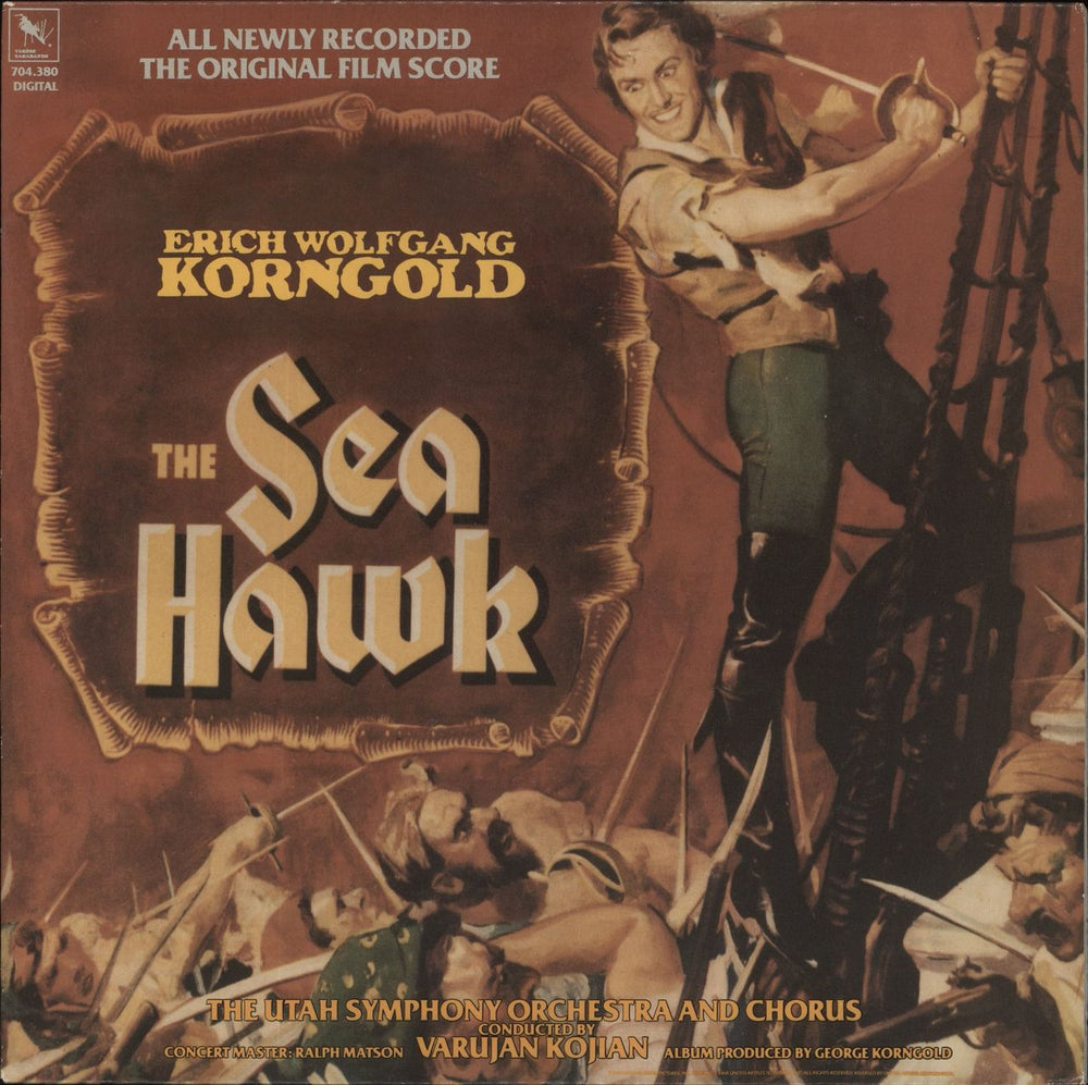 Erich Wolfgang Korngold The Sea Hawk US vinyl LP album (LP record) 704.380